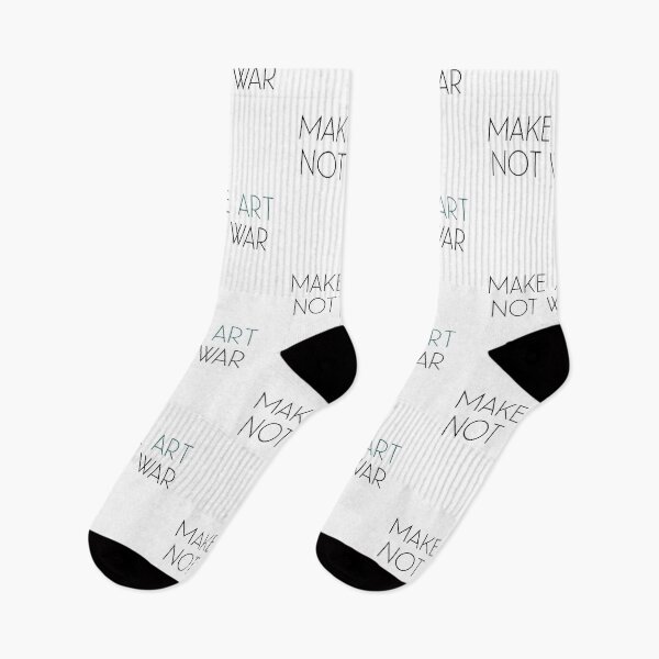 Item preview, Copy of Make art not war - black designed and sold by annaguerrawords.
