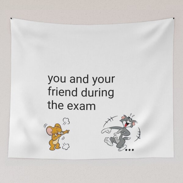 Item preview, You and your friend during the exam designed and sold by StevenFOX001.