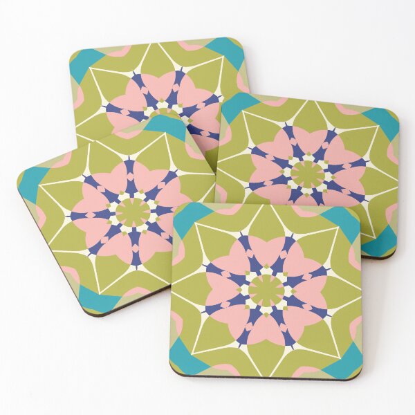 Item preview, Modern Star Flower Pattern Artwork 06 Color 02 designed and sold by Stefanie Boike.