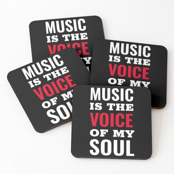 Item preview, Music Is The Voice Of My Soul For Music Lover designed and sold by Funwithmusic.