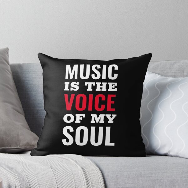 Item preview, Music Is The Voice Of My Soul For Music Lover designed and sold by Funwithmusic.