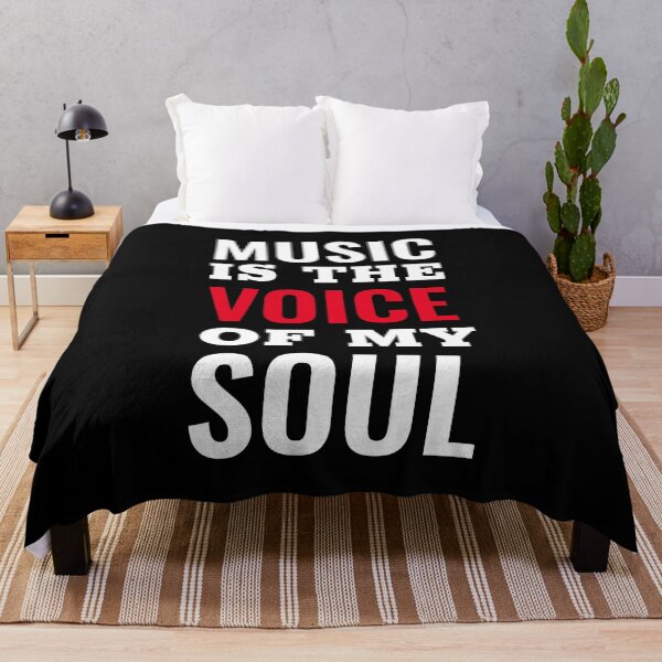 Item preview, Music Is The Voice Of My Soul For Music Lover designed and sold by Funwithmusic.