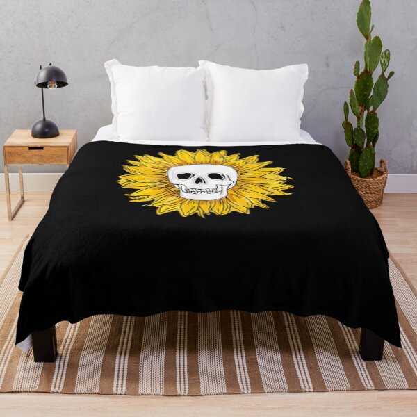Item preview, Sunflower Skull designed and sold by nancyholly.