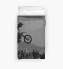 "The Scenic View" Motocross Racer Duvet Cover