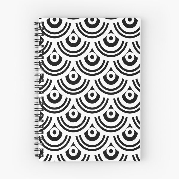 Item preview, Retro white and black semicircles designed and sold by IoanaHraball.