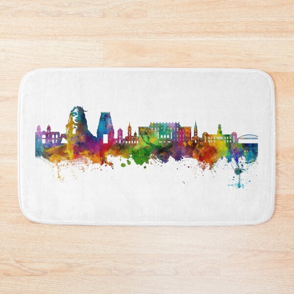 Aperçu de l'œuvre Coimbatore Skyline India créée et vendue par ArtPrints.