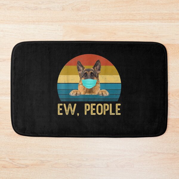 Item preview, German Shepherd Dog Ew People Dog Wearing A Face Mask designed and sold by nancyholly.