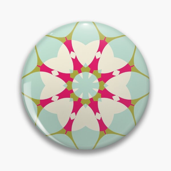 Item preview, Modern Star Flower Pattern Artwork 06 Color 01 designed and sold by Stefanie Boike.
