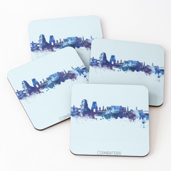 Artikelvorschau, Coimbatore Skyline India entworfen und verkauft von ArtPrints.