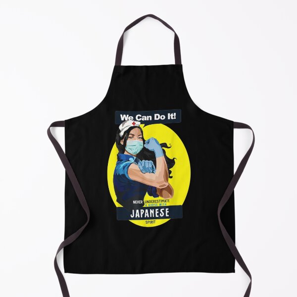 Item preview, Japanese Rosie Riveter Nurse Never Underestimate Can Do It designed and sold by patsa4.