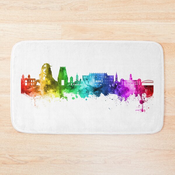 Aperçu de l'œuvre Coimbatore Skyline India créée et vendue par ArtPrints.