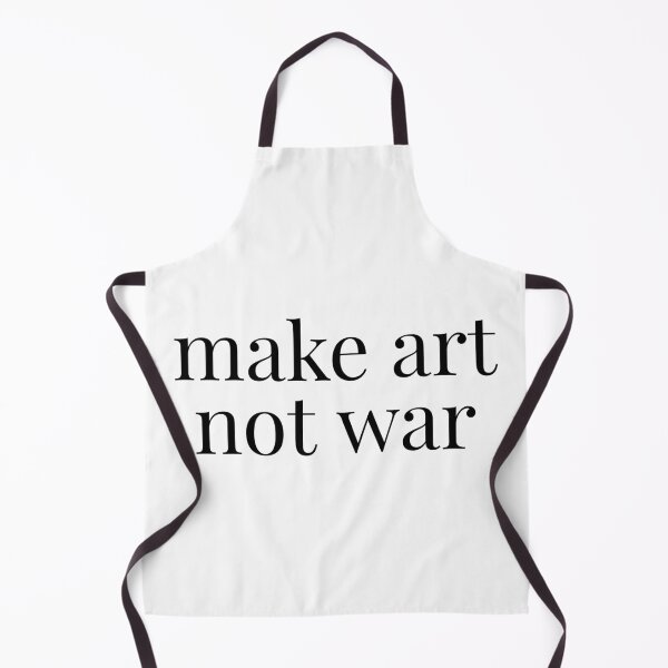 Item preview, Make art not war - black designed and sold by annaguerrawords.