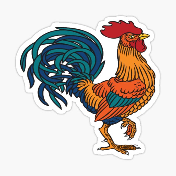 Chicken Rooster Manok Stickers For Sale Redbubble