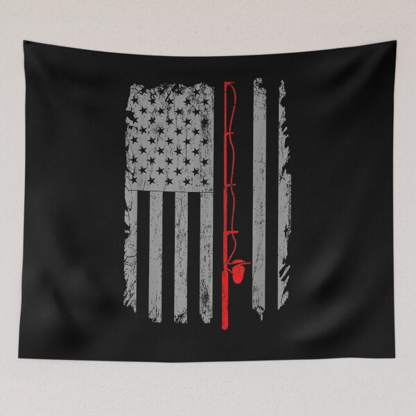 Item preview, American Us Flag Fishing Rod Fishing Angler Fishing Dad designed and sold by tolivia.
