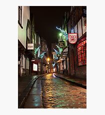 The Shambles Christmas Photographic Print