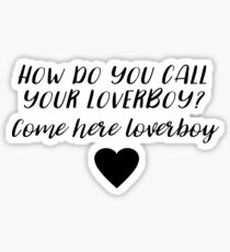 Dirty Dancing - How do you call your loverboy? Sticker