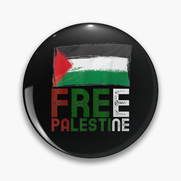 Item preview, Free Palestine Flag Arabic Free Gaza Palestinian Flag designed and sold by patsa4.