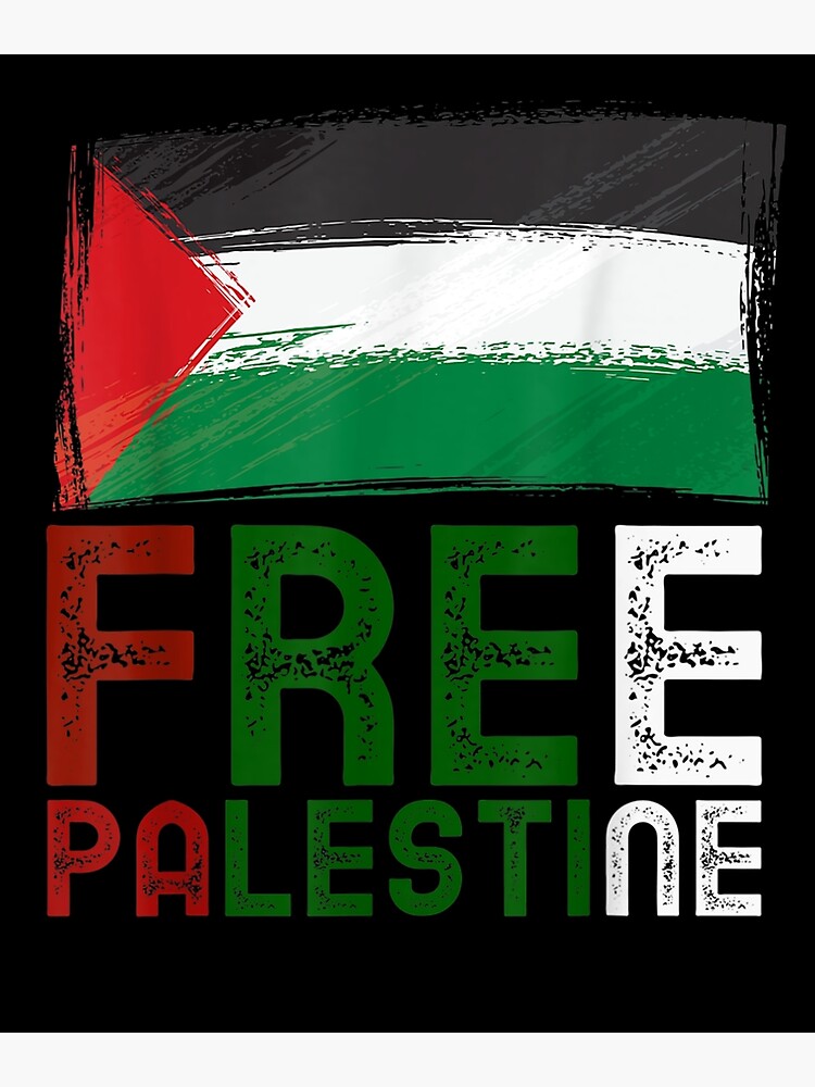 Lámina fotográfica for Sale con la obra «Bandera Palestina Libre