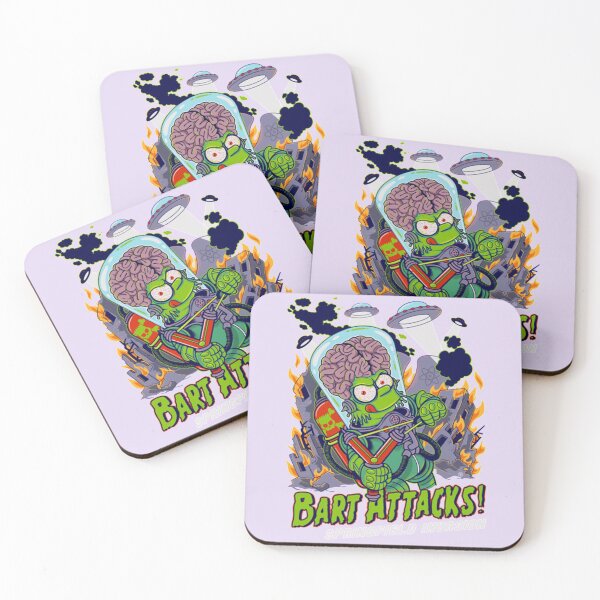 Item preview, Scifi BART ATTACKS designed and sold by FreasButa.