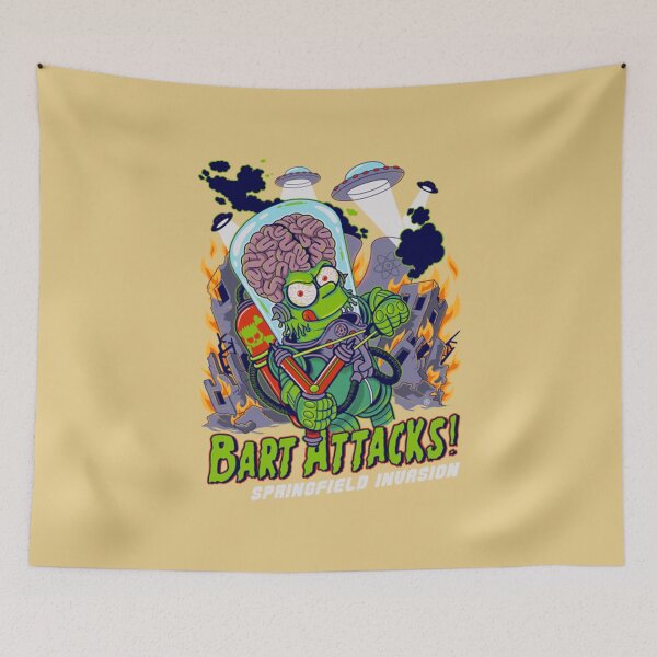Item preview, Scifi BART ATTACKS designed and sold by FreasButa.
