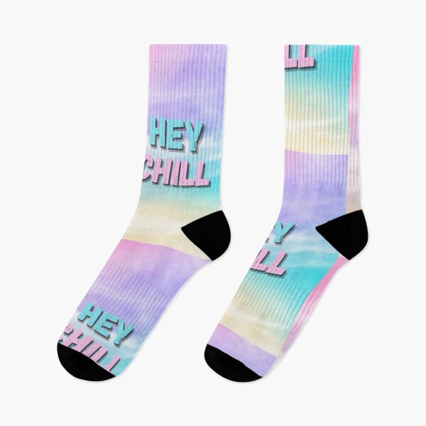 Item preview, Hey Chill Cool Smokey Sky Saying designed and sold by thesandrafadzai.