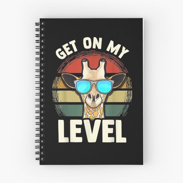 Item preview, Get On My Level Giraffe Zoo Animal Giraffe designed and sold by nancyholly.