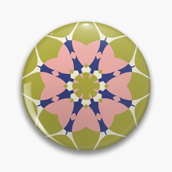 Item preview, Modern Star Flower Pattern Artwork 06 Color 02 designed and sold by Stefanie Boike.