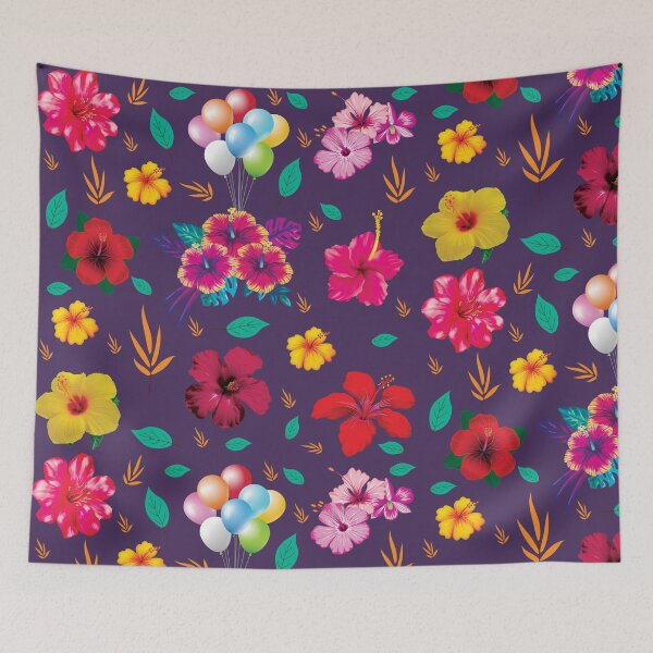 Item preview, botanical colorful countryside flower pattern designed and sold by Special-Ninja.