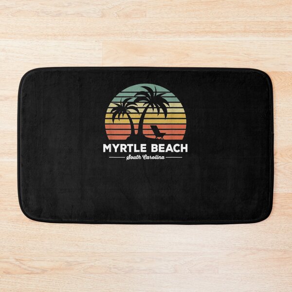 Item preview, Myrtle Beach South Carolina Retro Style Sunset Palm Tree designed and sold by tolivia.