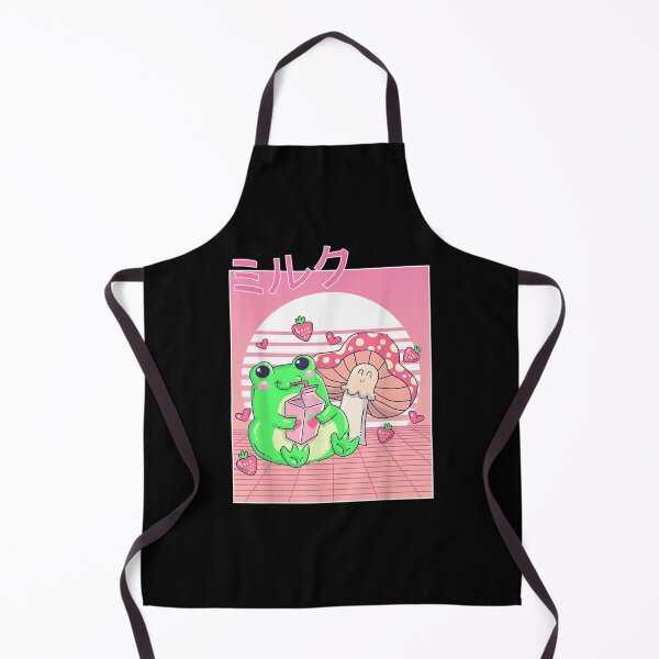 Item preview, Frog Strawberry Milk Mushroom designed and sold by nancyholly.