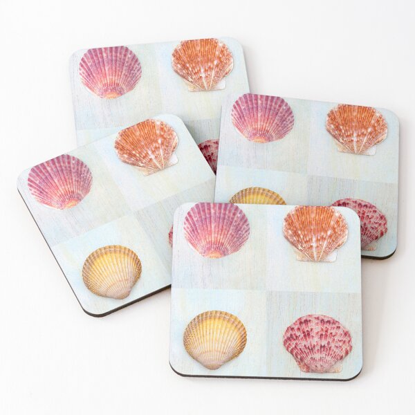 Item preview, Four Square Seashells designed and sold by Kathilee.