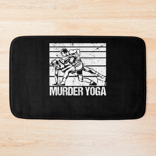 Item preview, Murder Yoga Wrestling Saying Gift designed and sold by tolivia.