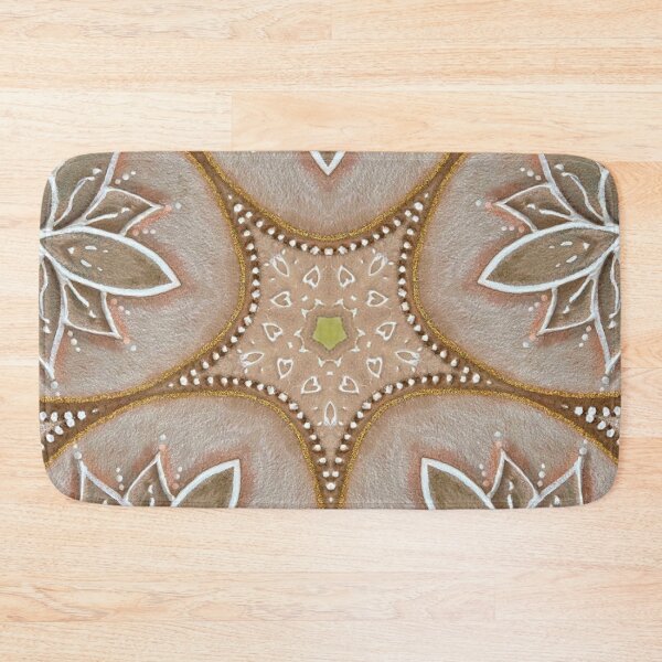 Item preview, SANDSTONE LOTUS FLOWER, NAMASTE YOGA ART designed and sold by artenvironments.