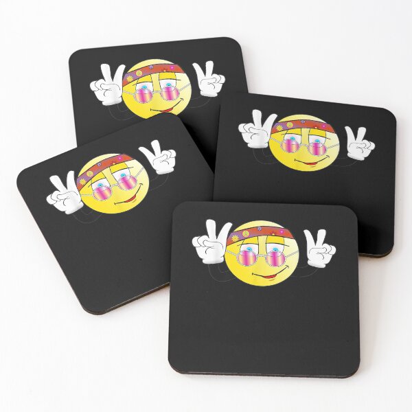 Item preview, Hippie Smiley Face Festival Peace Emoji Smilie designed and sold by nancyholly.