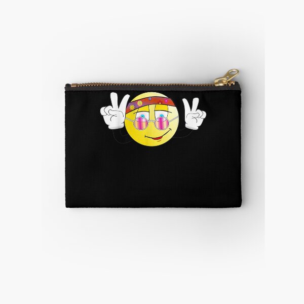 Item preview, Hippie Smiley Face Festival Peace Emoji Smilie designed and sold by nancyholly.