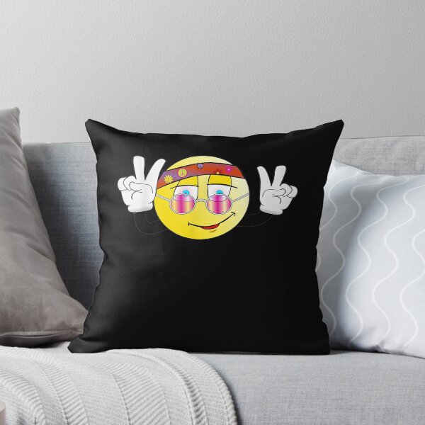 Artikelvorschau, Hippie-Smiley-Festival Frieden Emoji Smiley entworfen und verkauft von nancyholly.