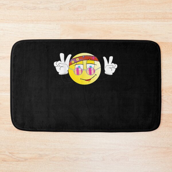 Item preview, Hippie Smiley Face Festival Peace Emoji Smilie designed and sold by nancyholly.