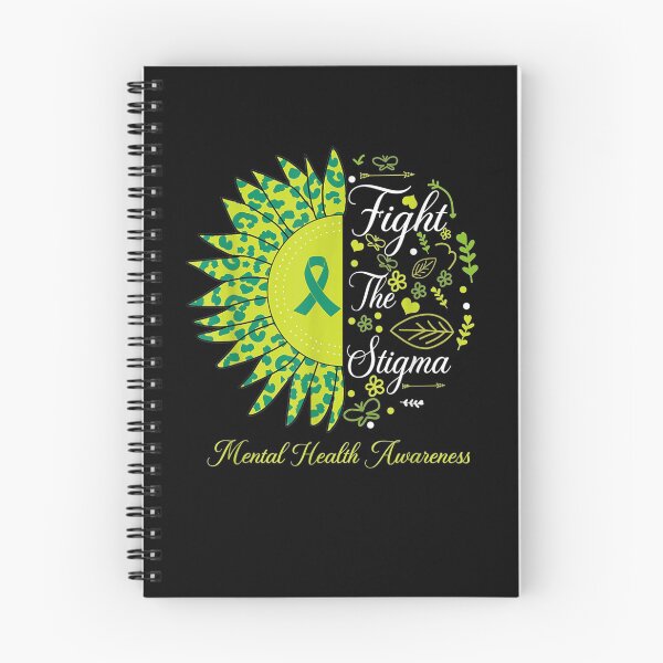 Item preview, Fight The Stigma Tal Health Awareness Sunflower Leopard designed and sold by tolivia.