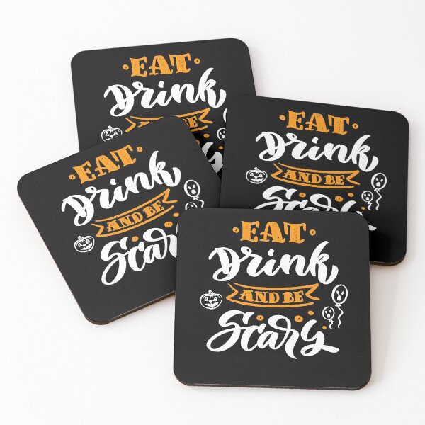 Item preview, Eat Drink And Be Scary - Halloween designed and sold by ZiesMerch.