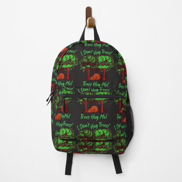 Item preview, I Don't Hug Trees - Trees Hug Me! Green. designed and sold by Goblinkind Publications.