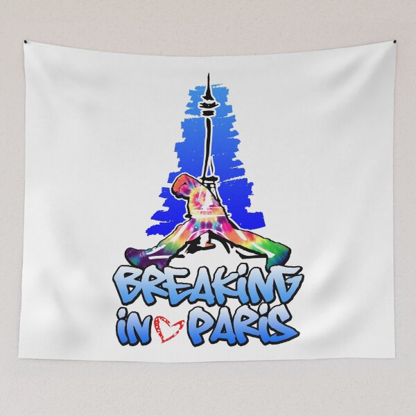 Item preview, BREAKING IN PARIS - BREAK DANCE SPORT SILHOUETTE designed and sold by KoolDsignsDANCE.