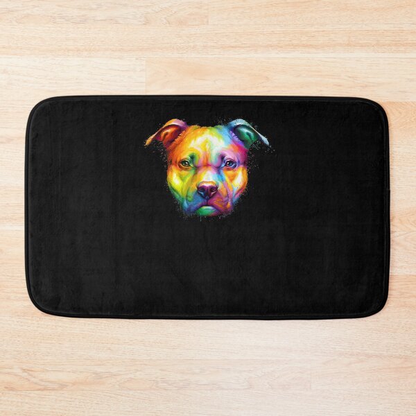 Item preview, Colorful Pitbull Face designed and sold by patsa4.