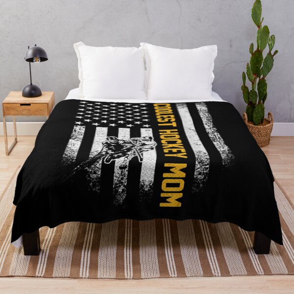Item preview, Vintage Usa American Flag Coolest Hockey Mom Silhouette Gift designed and sold by nancyholly.