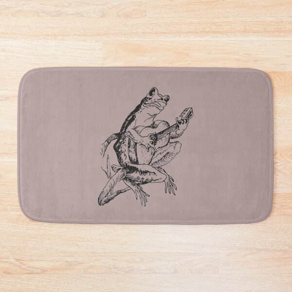 Item preview, Cottagecore Goblincore Aesthetic Frogcore Guitar Frog designed and sold by FalkDania.