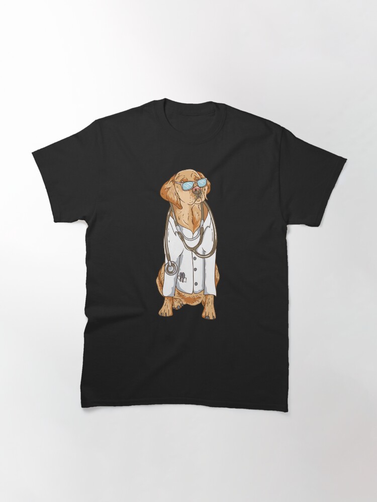 Thumbnail 3 of 7, Classic T-Shirt, Dogtor Pets Veterinarian Doctor Animal Lovers designed and sold by Nzgiftsandmore.