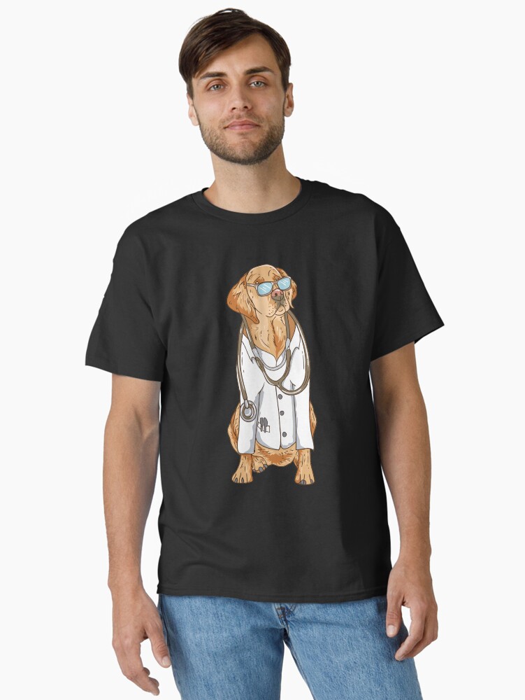 Thumbnail 1 of 7, Classic T-Shirt, Dogtor Pets Veterinarian Doctor Animal Lovers designed and sold by Nzgiftsandmore.