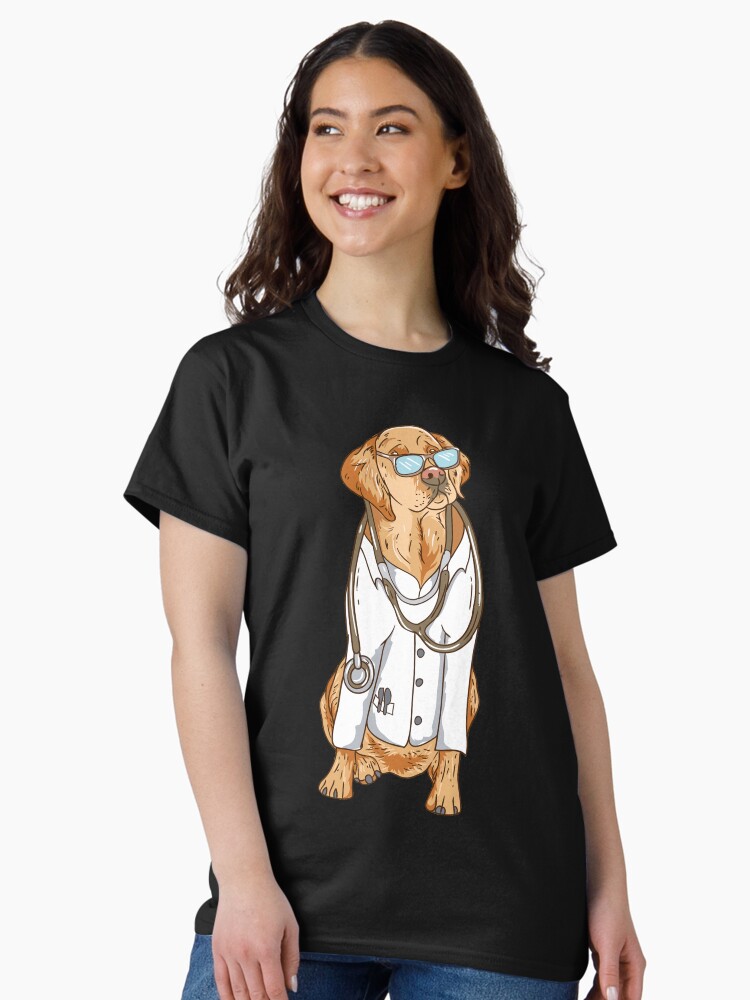 Thumbnail 2 of 7, Classic T-Shirt, Dogtor Pets Veterinarian Doctor Animal Lovers designed and sold by Nzgiftsandmore.