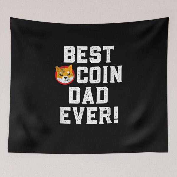 Item preview, Best Shiba Inu Coin Dad Ever Blockchain Cryptocurrency Humor designed and sold by patsa4.