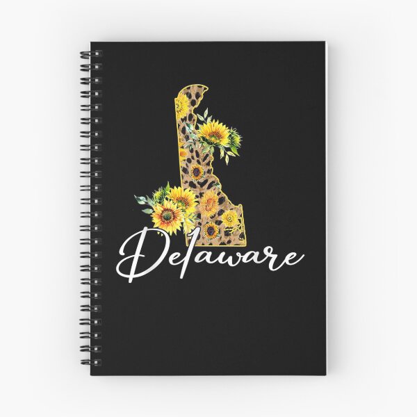 Item preview, Delaware Sunflower Leopard State Map designed and sold by patsa4.