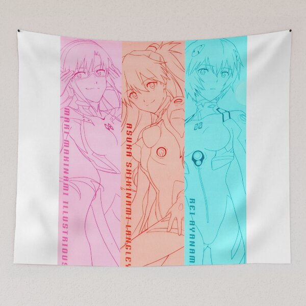 Item preview, Neon Genesis Evangelion - Pilots Asuka Rei Makinami designed and sold by mik kan.